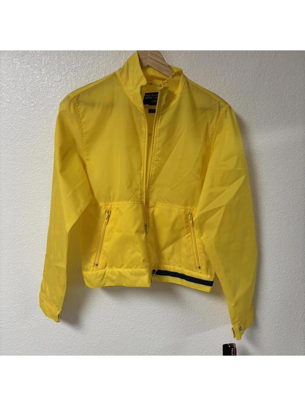 Vintage NWT Ralph Lauren Yellow Windbreaker Jacket